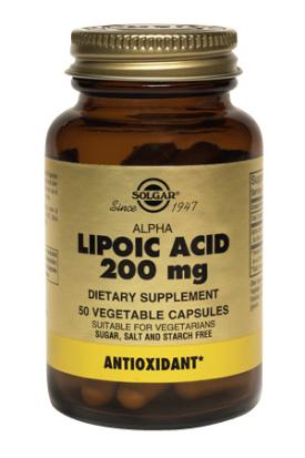 Alpha Lipoic Acid - 200mg Alfa liponzuur van Solgar